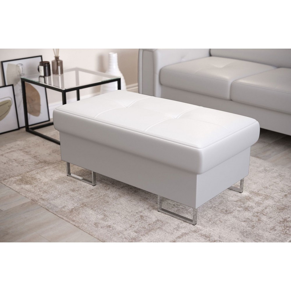 Πουφ Gelito plus LTHR -Leuko-100 x 55 x 45