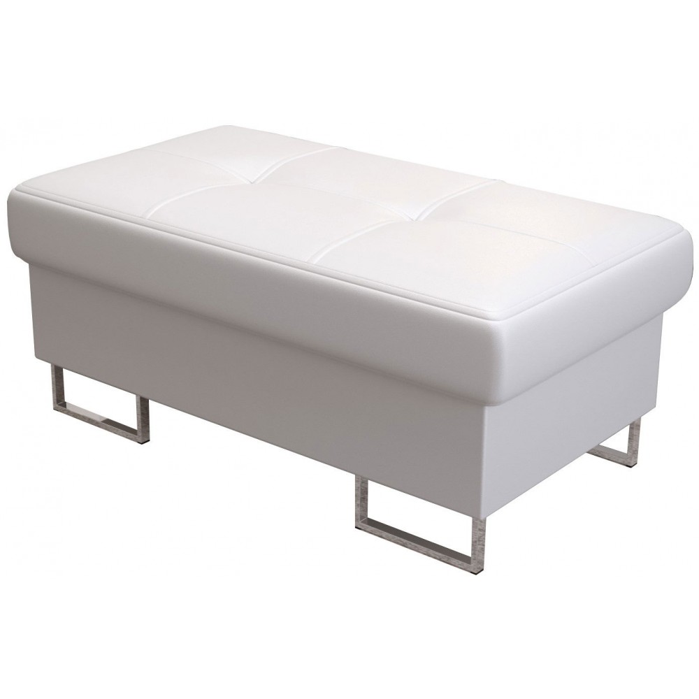 Πουφ Gelito plus LTHR -Leuko-100 x 55 x 45