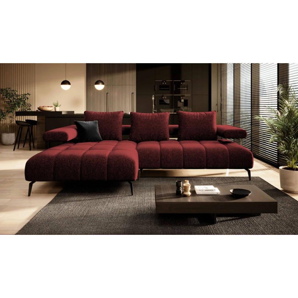 Γωνιακός καναπές Magnito-Mporntw-Αριστερή