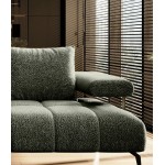 Γωνιακός καναπές Magnito-Prasino-Αριστερή