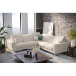 Γωνιακός καναπές Melindo Max-Ekrou-Δεξιά