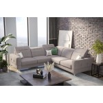 Γωνιακός καναπές Melindo Max-Gkri-Δεξιά