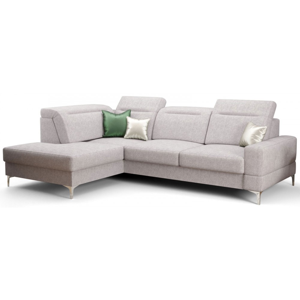 Γωνιακός καναπές Melindo Mini-Gkri Anoixto-Αριστερή