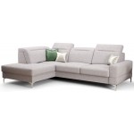 Γωνιακός καναπές Melindo Mini-Gkri Anoixto-Αριστερή