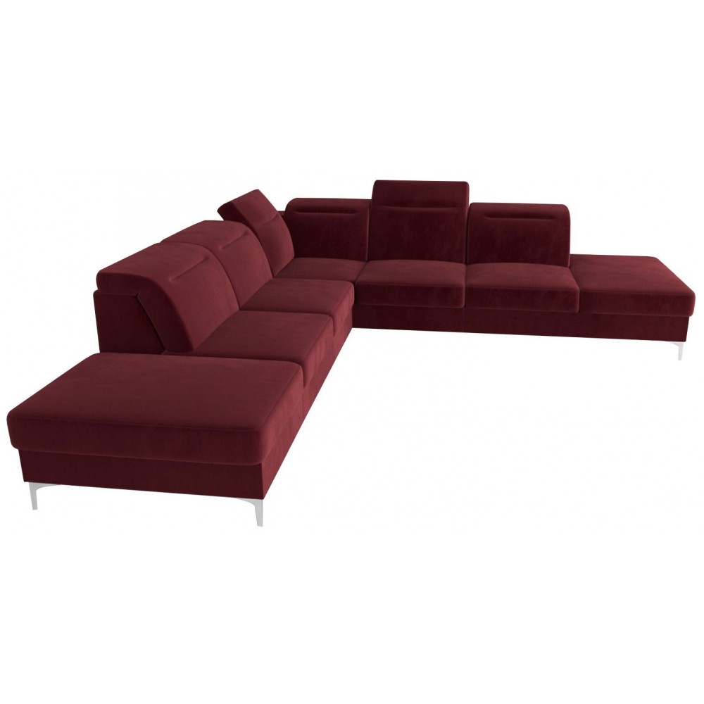 Γωνιακός καναπές Yosi Max-Kokkino-Αριστερή