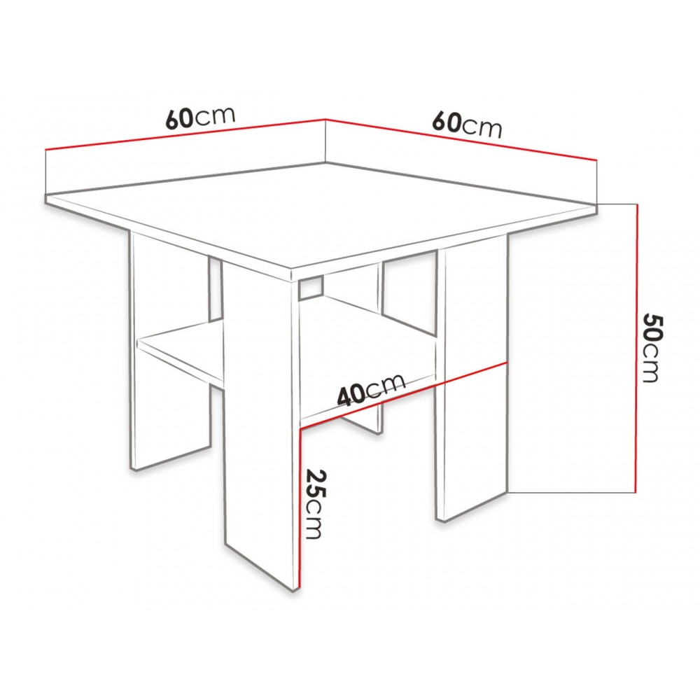 Βοηθητικό τραπεζάκι Milano-Leuko-Mauro
