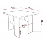 Βοηθητικό τραπεζάκι Milano-Leuko-Mauro