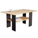 Τραπεζάκι σαλονιού Τorino V-Fusiko-Mavro