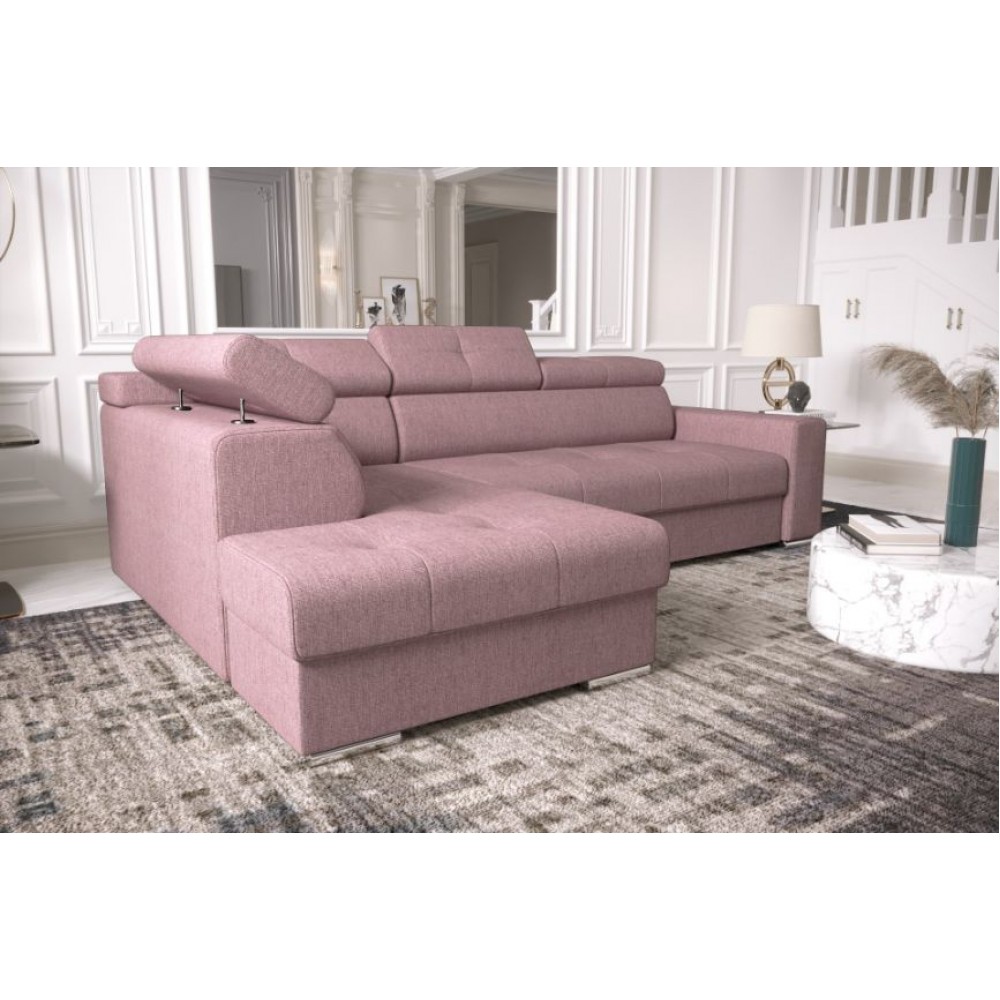 Γωνιακός Καναπές April-Roz-Αριστερή