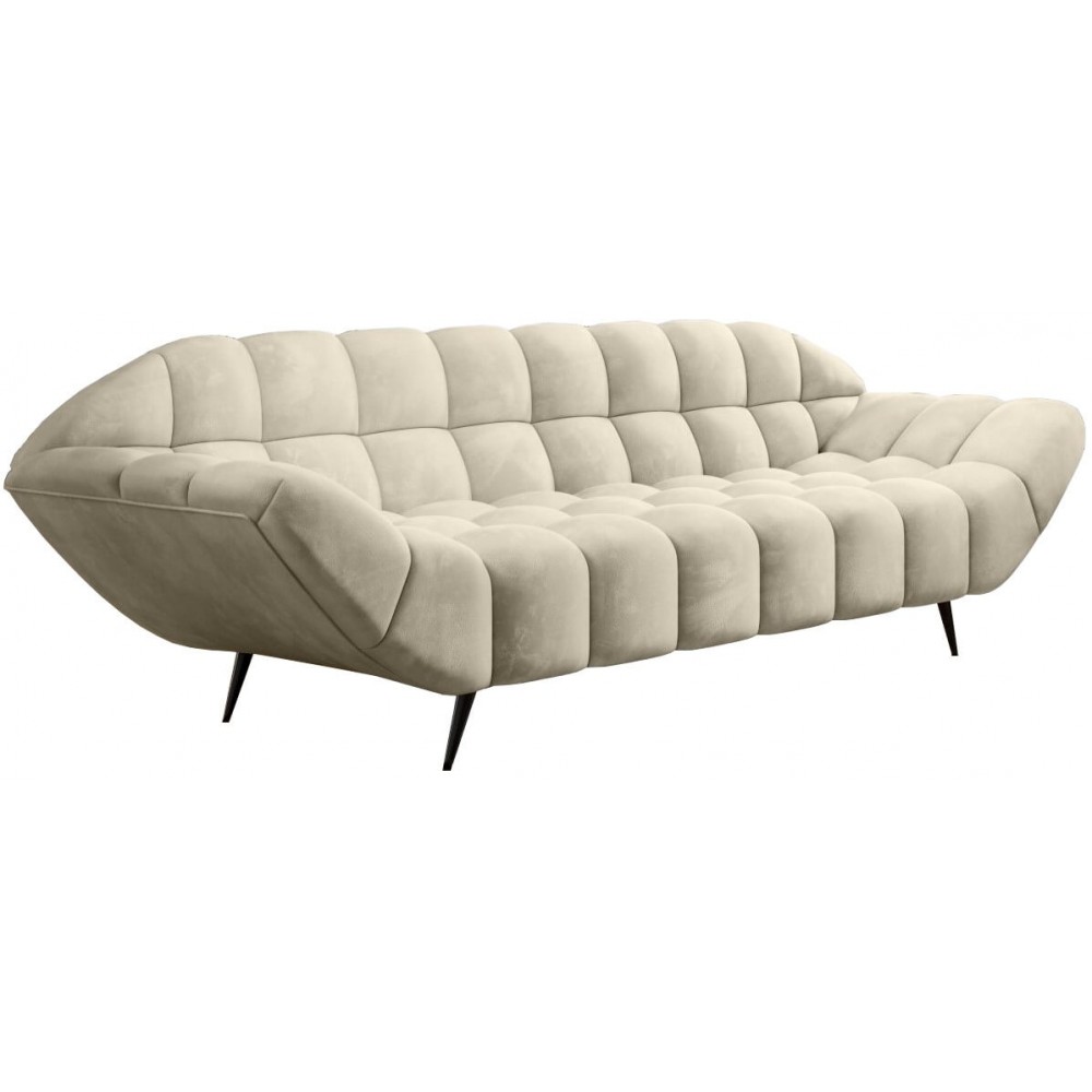 Καναπές Dolphin τριθέσιος-Ekrou