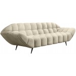 Καναπές Dolphin τριθέσιος-Ekrou