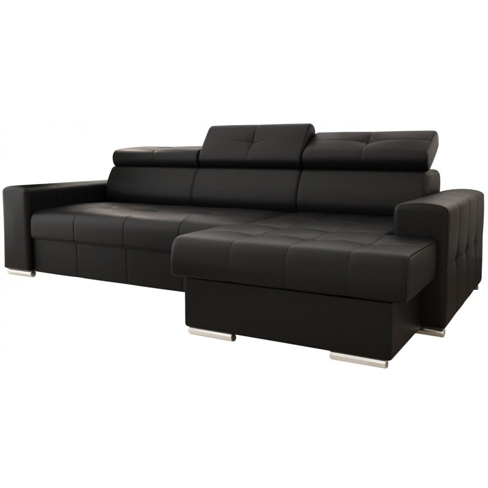 Γωνιακός καναπές April mini  LTHR-Mauro-Δεξιά