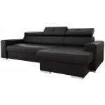 Γωνιακός καναπές April mini  LTHR-Mauro-Δεξιά