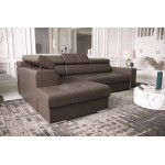 Γωνιακός καναπές April Eco LTHR-Kafe-Αριστερή