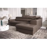 Γωνιακός καναπές April Eco LTHR-Kafe-Δεξιά