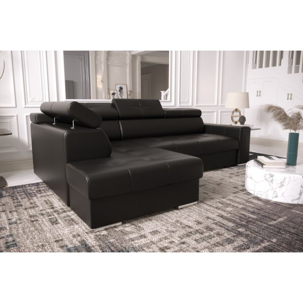 Γωνιακός καναπές April Eco LTHR-Mauro-Αριστερή