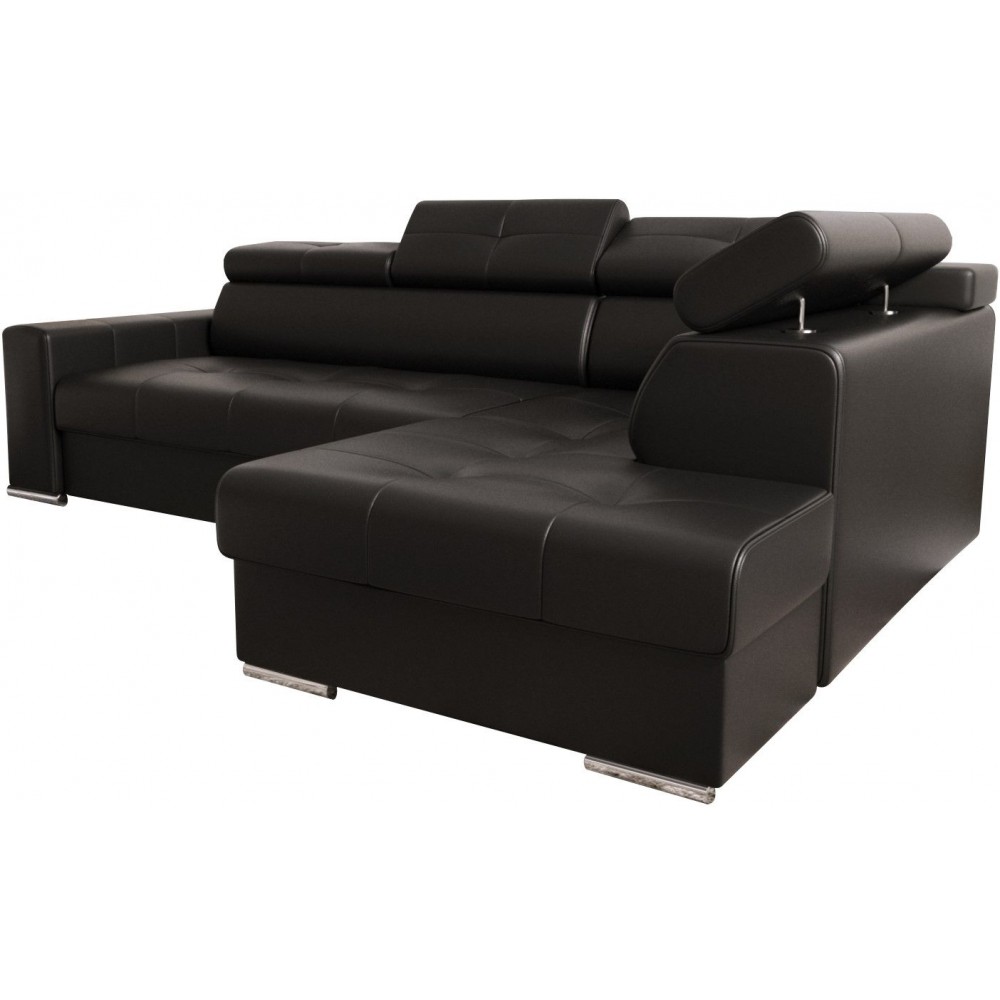 Γωνιακός καναπές April Eco LTHR-Mauro-Δεξιά