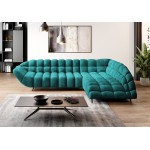 Γωνιακός καναπές Dolphin-Petrol-Δεξιά