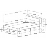 Κρεβάτι Tyson-140 x 200