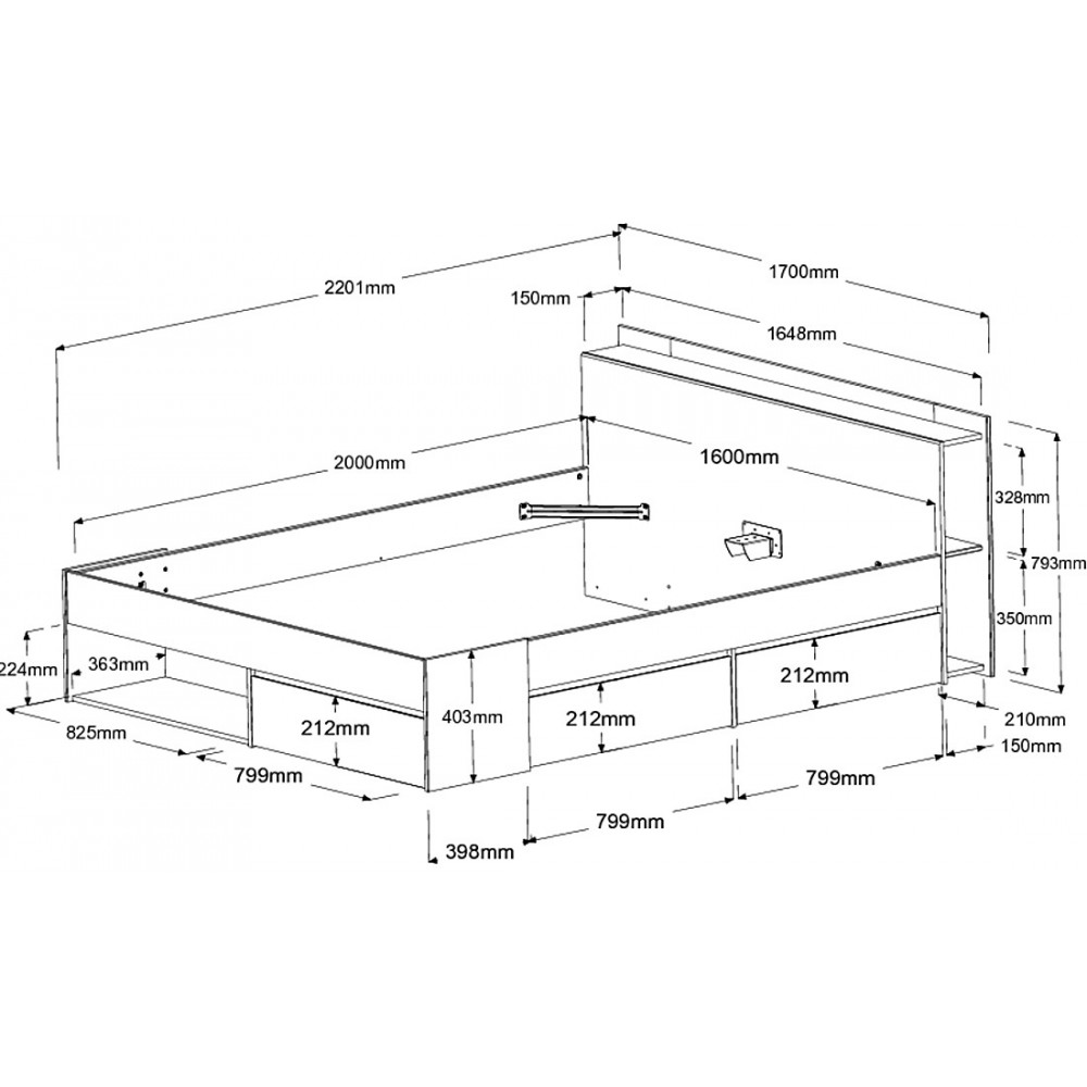 Κρεβάτι Tyson-160 x 200