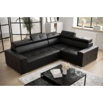 Γωνιακός καναπές April Max Eco LTHR-Mauro-Δεξιά