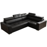 Γωνιακός καναπές April Max Eco LTHR-Mauro-Δεξιά