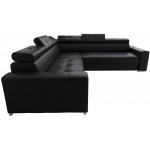 Γωνιακός καναπές April Plus Eco LTHR-Mauro-Αριστερή