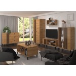 Βιτρίνα χαμηλή Cafto 80x40x134.5
