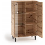Βιτρίνα χαμηλή Cafto 80x40x134.5