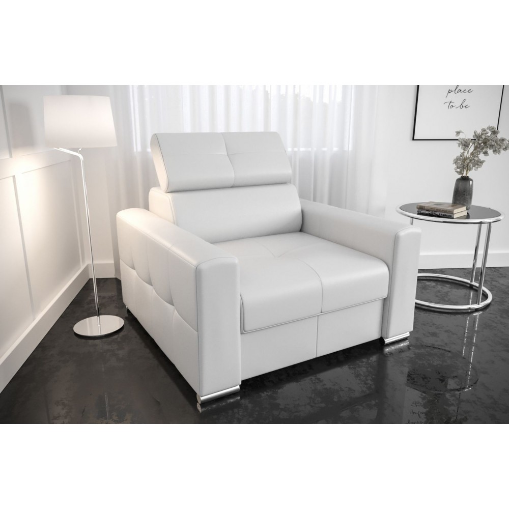 Πολυθρόνα Justin Eco LTHR-Leuko