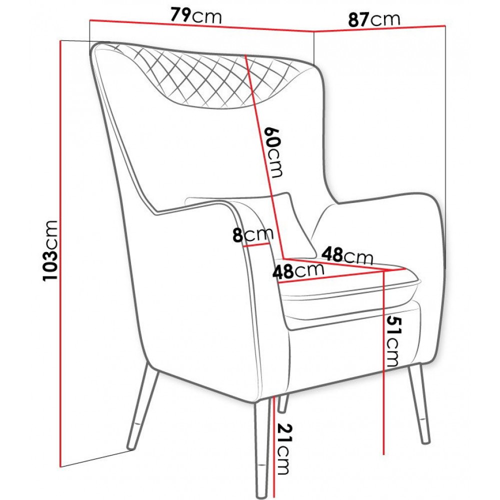 Πολυθρόνα Lofner-Mauro
