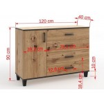 Συρταριέρα Tomba 120x40x90