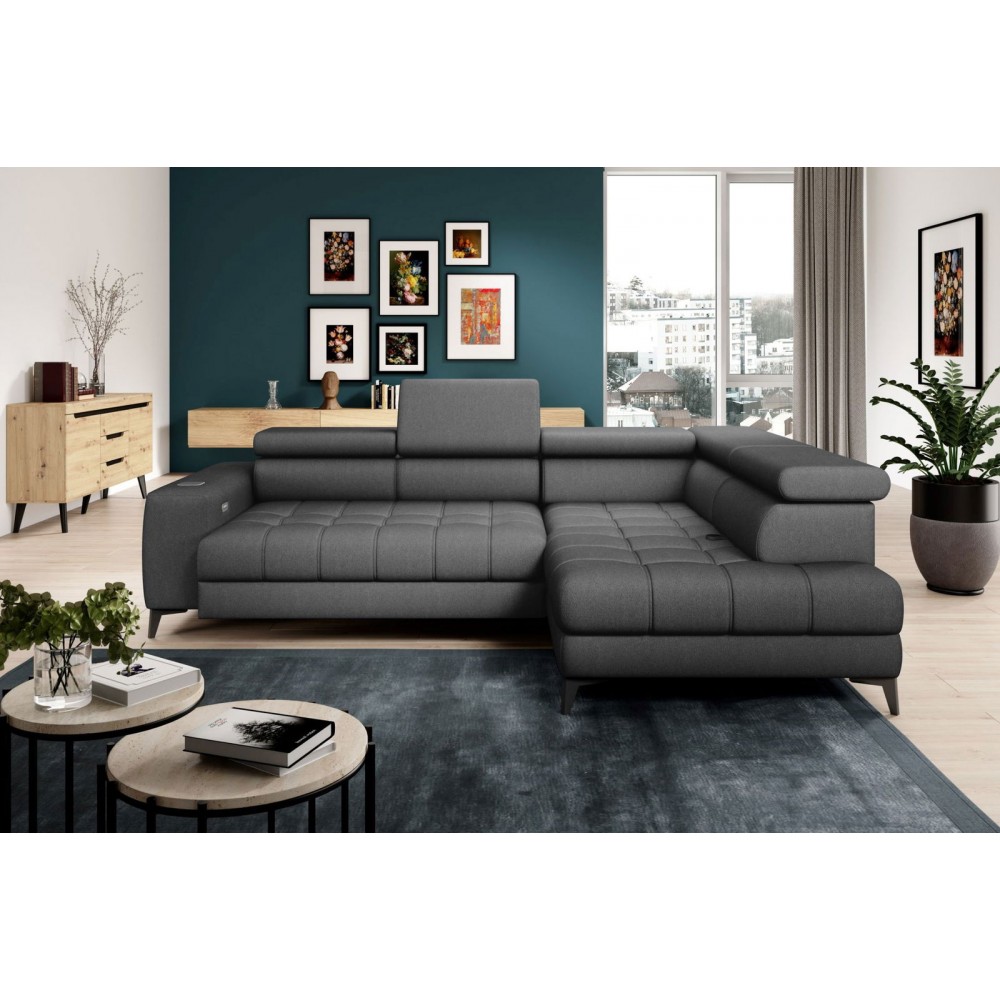 Γωνιακός καναπές Baggy-Gkri-Δεξιά