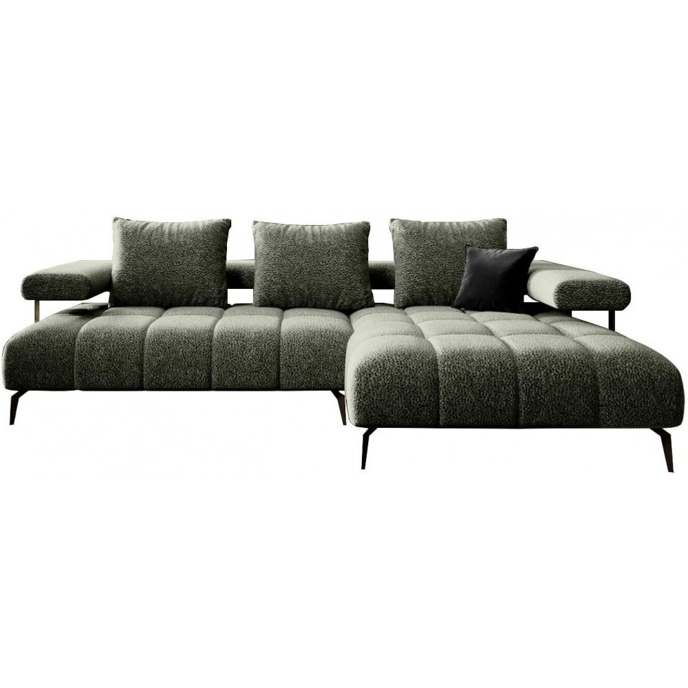 Γωνιακός καναπές Magnito-Prasino-Δεξιά