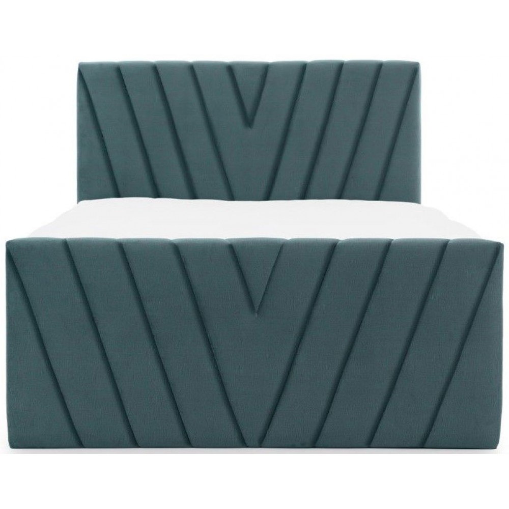 Επενδυμένο κρεβάτι Alba-Mple-Anoixto-160 x 200