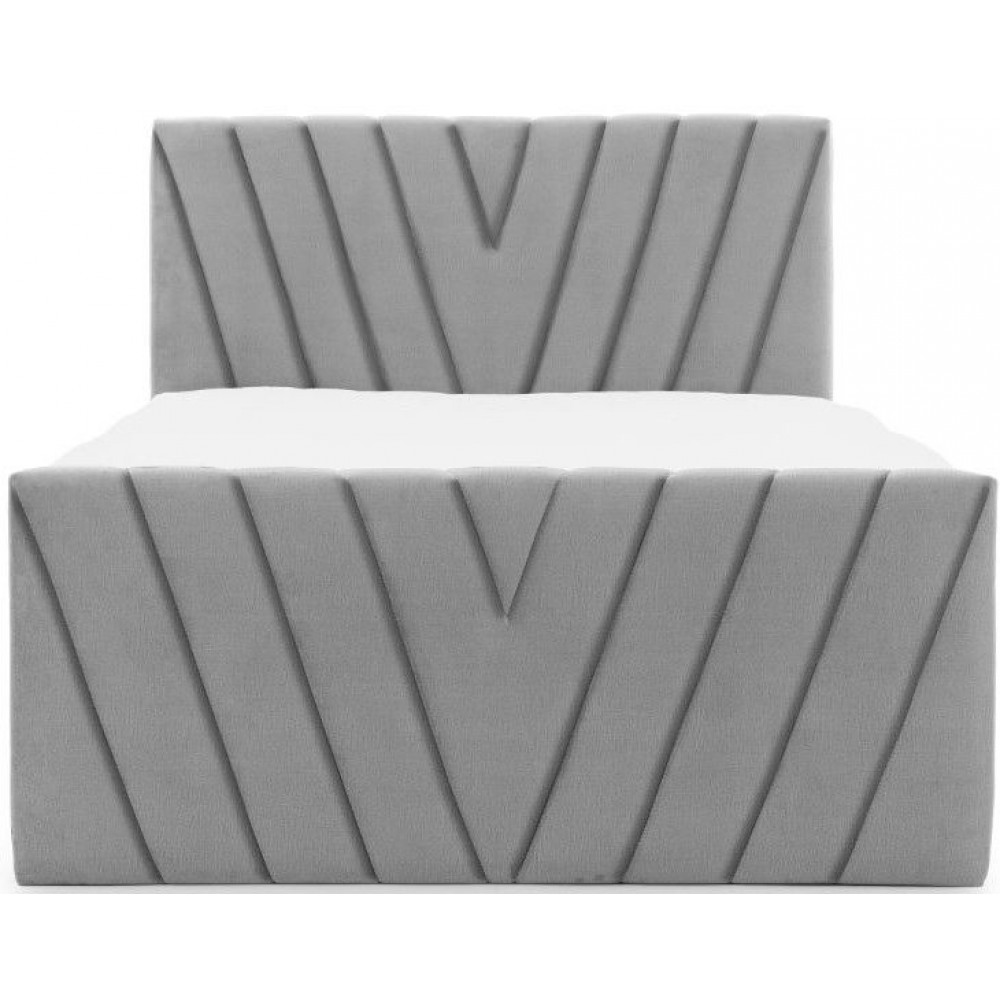 Επενδυμένο κρεβάτι Alba-Gkri Anoixto-160 x 200