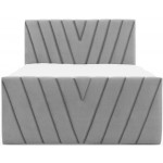 Επενδυμένο κρεβάτι Alba-Gkri Anoixto-180 x 200