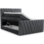 Επενδυμένο κρεβάτι Alba-Gkri Skouro-180 x 200