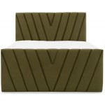 Επενδυμένο κρεβάτι Alba-Xaki-140 x 200