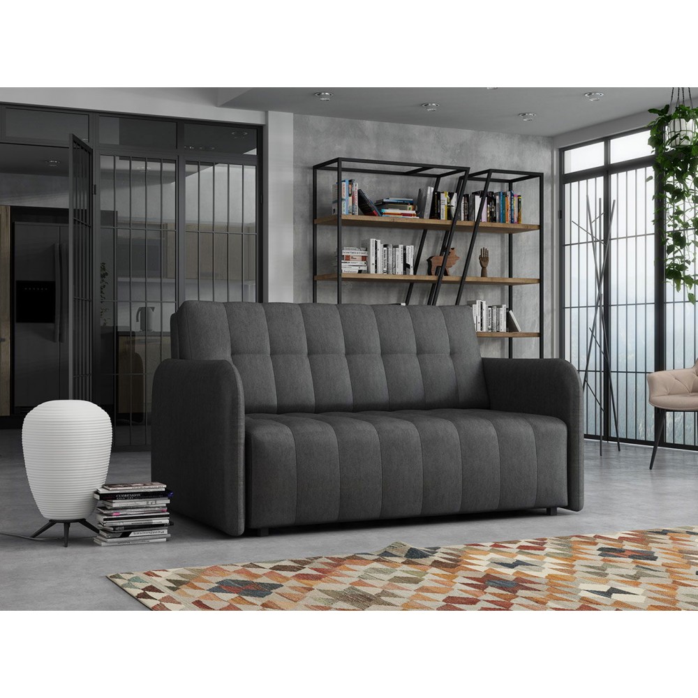 Καναπές Κρεβάτι Viva Grand III-Gkri Skouro