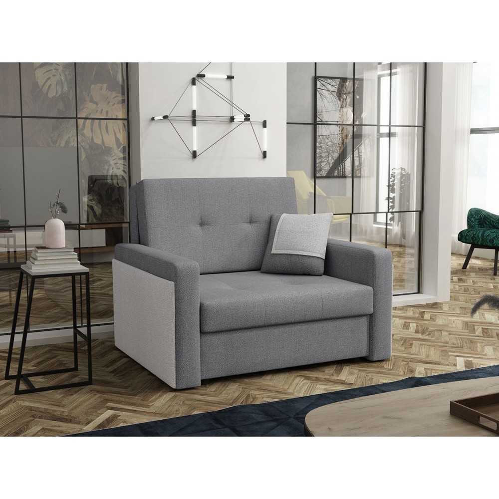 Πολυθρόνα Κρεβάτι Vivia Mel I-Gkri skouro - Gkri anoixto