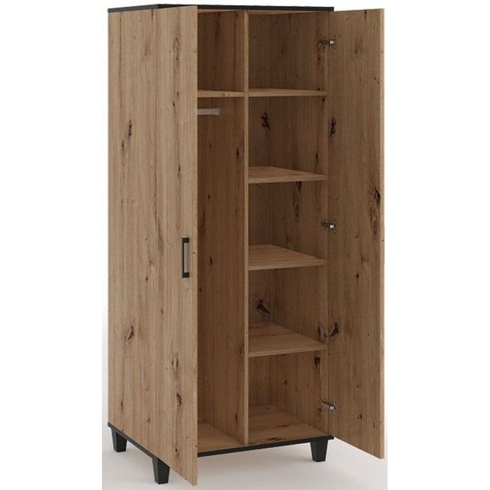 Ντουλάπα Tomba με καθρέπτη 80x56x193
