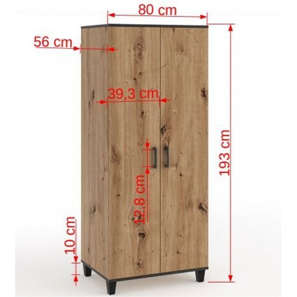Ντουλάπα Tomba 80x56x193