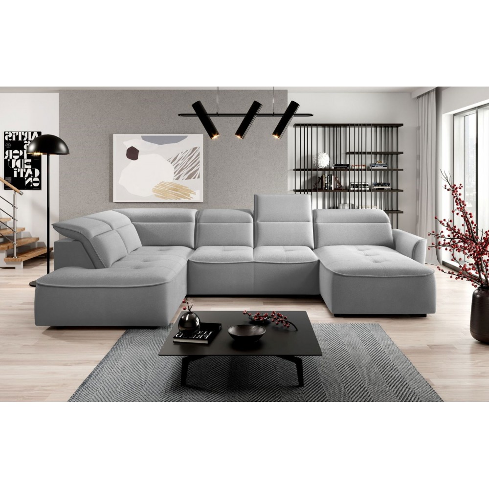 Γωνιακός καναπές Morello XL-Gkri-Αριστερή