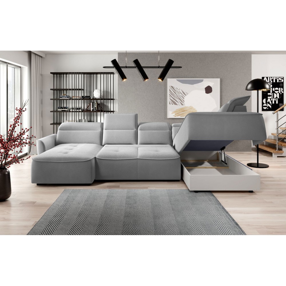 Γωνιακός καναπές Morello XL-Gkri-Δεξιά