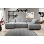 Γωνιακός καναπές Morello XL-Gkri-Δεξιά