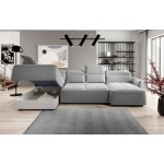 Γωνιακός καναπές Morello XL-Xaki-Αριστερή