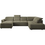 Γωνιακός καναπές Morello XL-Xaki-Δεξιά