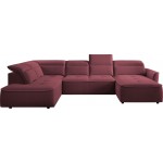 Γωνιακός καναπές Morello XL-Magenta-Αριστερή