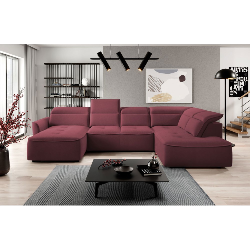 Γωνιακός καναπές Morello XL-Magenta-Δεξιά